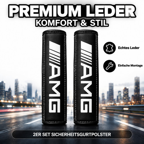 2stk echtleder gurtpolster - 2stk,
